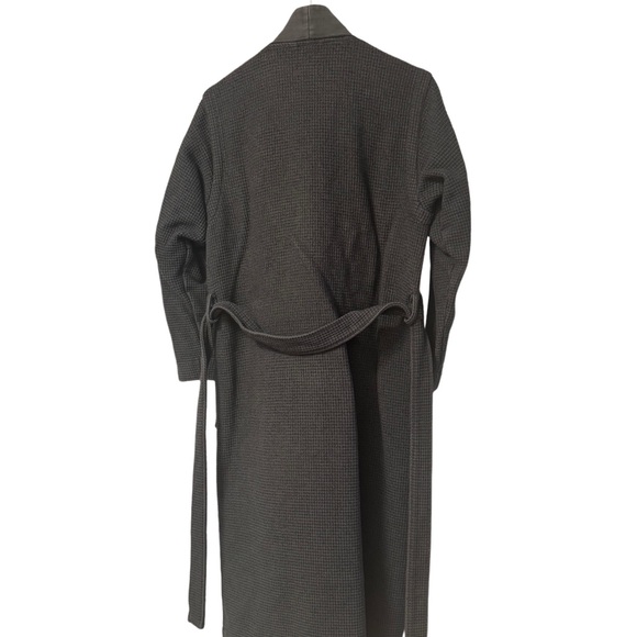 BOSS Bodywear waffle kimono robe in grey - Picture 5 of 5